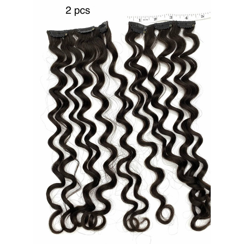 VIP Extensions VIP Clip Extensions / French Wave 18" ClipeX System Hair Extension White Smoke French Wave / 1 - Jet Black,French Wave / 10 - Medium Golden Brown,French Wave / 16 - Ash Blonde,French Wave / 18 - Light Ash Brown,French Wave / 18/22 -Ash Brown / Champagne Blonde,French Wave / 1B - Off Black,French Wave / 2 - Dark Brown,French Wave / 2