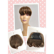 VIP Extensions Unique 100% Human Hair Bang Piece Hair Extension Misty Rose L6