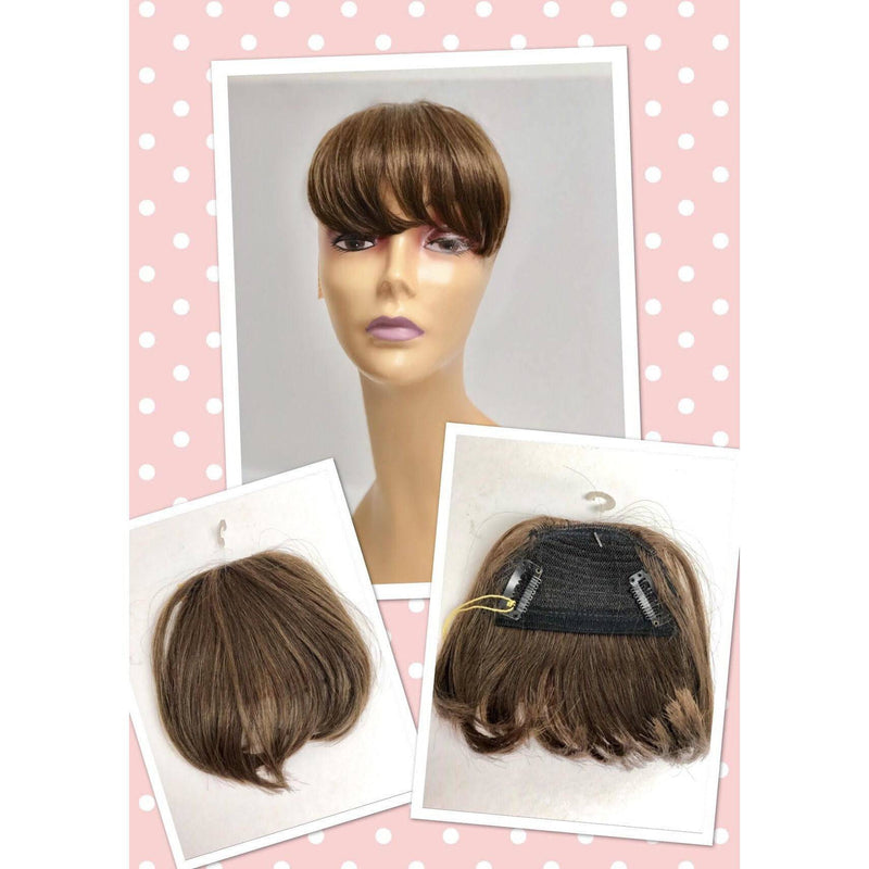 VIP Extensions Unique 100% Human Hair Bang Piece Hair Extension Misty Rose L6
