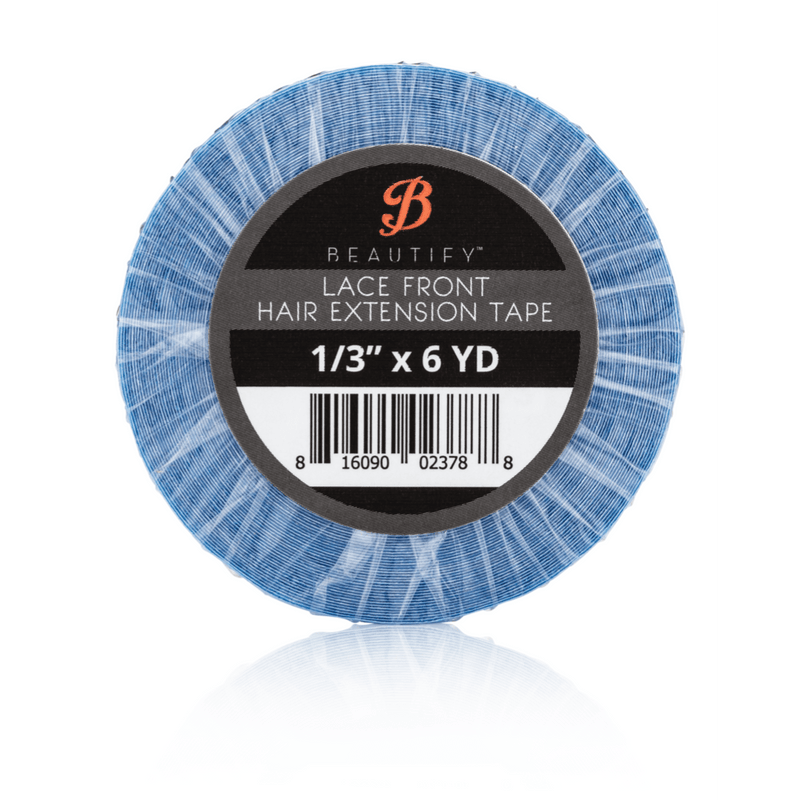 VIP Extensions Walker Tape & Beautify Lace Front Tabs and Roll Hair Extension Tape White Smoke Beautify 1/3" x 6 yds