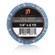 VIP Extensions Walker Tape & Beautify Lace Front Tabs and Roll Hair Extension Tape White Smoke Beautify 1/4" x 6 yds