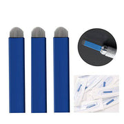 VIP Extensions Microblading Needles Permanent Makeup Manual Eyebrow Blades Beauty Supplies White Smoke 18U