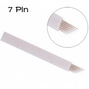 VIP Extensions Microblading Needles Permanent Makeup Manual Eyebrow Blades Beauty Supplies White Smoke 7 PIN
