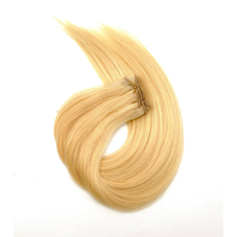 VIP Extensions Narcia Remy Siberian Weft Silky Straight - 18" Hair Extension White Smoke 18" / L613 - Platinum Blonde