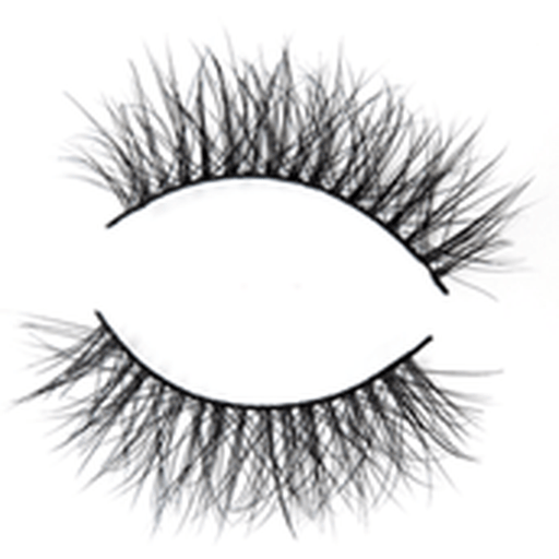 VIP Extensions VIP Eyelashes - 3D Real Mink Fur Band Strip Lashes White Smoke VMF-1090C