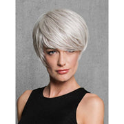 VIP Extensions Hairdo Angled Cut Wig Wig Dark Gray R2 Ebony,R1621S/R1621S+ Glazed Sand,R56/60 Silver Mist,R829S+ Glazed Hazelnut,SS14/88 Rooted Golden Wheat,R11S/R11S+ Glazed Mocha,R6/30  Chocolate Copper,R4 Midnight Brown,SS25 Ginger Blonde