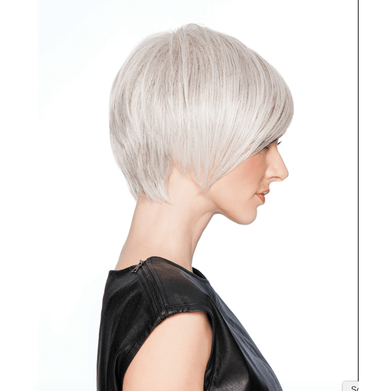 VIP Extensions Hairdo Angled Cut Wig Wig White Smoke R2 Ebony,R1621S/R1621S+ Glazed Sand,R56/60 Silver Mist,R829S+ Glazed Hazelnut,SS14/88 Rooted Golden Wheat,R11S/R11S+ Glazed Mocha,R6/30  Chocolate Copper,R4 Midnight Brown,SS25 Ginger Blonde