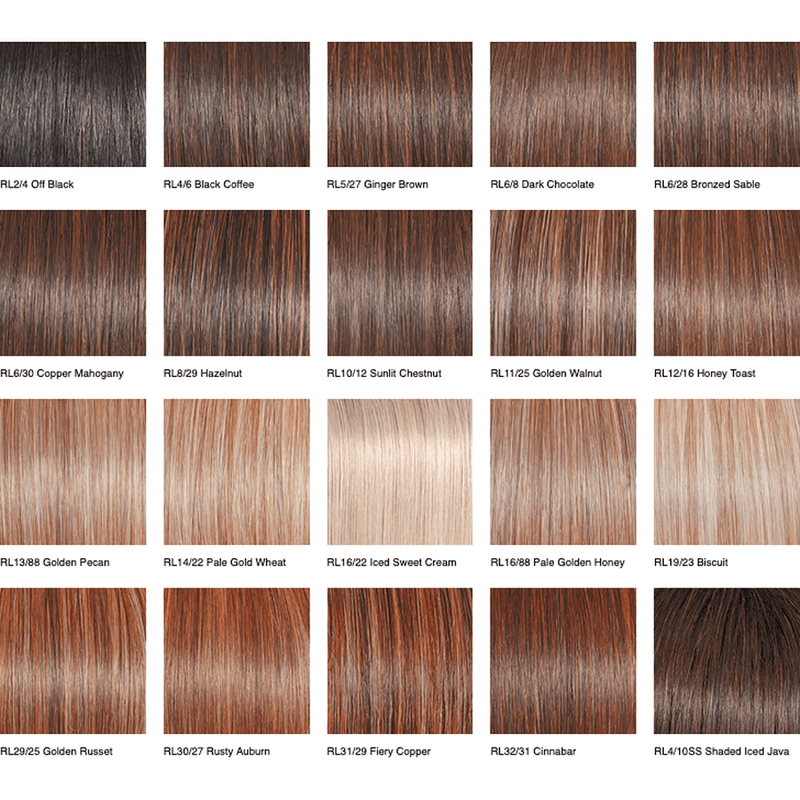 VIP Extensions Raquel Welch Big Time Wig Synthetic Wig White Smoke RL2/4 Off Black,RL4/6 Black Coffee,RL5/27 Ginger Brown,RL6/8 Dark Chocolate,RL6/28 Bronzed Sable,RL6/30 Copper Mahogany,RL8/29 Hazelnut,RL10/12 Sunlit Chestnut,RL11/25 Golden Walnut,RL12/16 Honey Toast,RL13/88 Golden Pecan,RL14/22 Pale Gold Wheat,RL16/22
