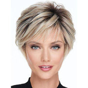 VIP Extensions Raquel Welch On Your Game Wig Synthetic Wig White Smoke RL2/4 Off Black,RL4/6 Black Coffee,RL5/27 Ginger Brown,RL6/8 Dark Chocolate,RL6/28 Bronzed Sable,RL6/30 Copper Mahogany,RL8/29 Hazelnut,RL10/12 Sunlit Chestnut,RL11/25 Golden Walnut,RL12/16 Honey Toast,RL13/88 Golden Pecan,RL14/22 Pale Gold Wheat,RL14/25