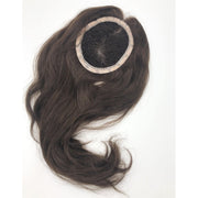 VIP Extensions American Hairlines Integration Plus Top Pieces Hair Extension White Smoke 4 Midnight Brown