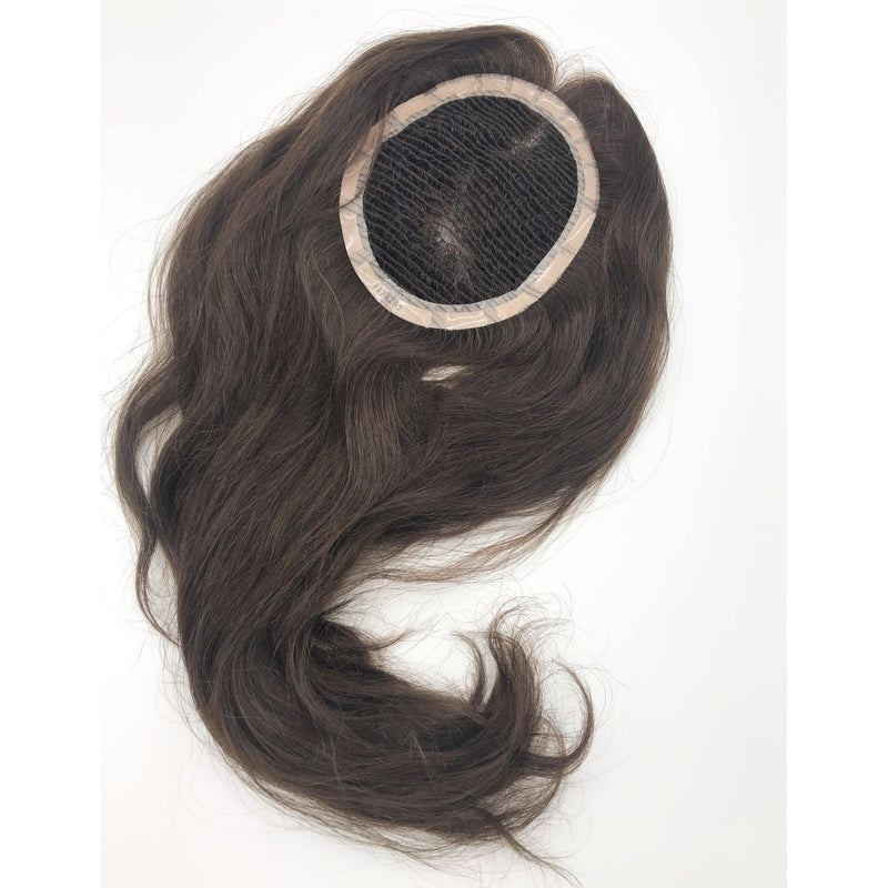 VIP Extensions American Hairlines Integration Plus Top Pieces Hair Extension White Smoke 4 Midnight Brown
