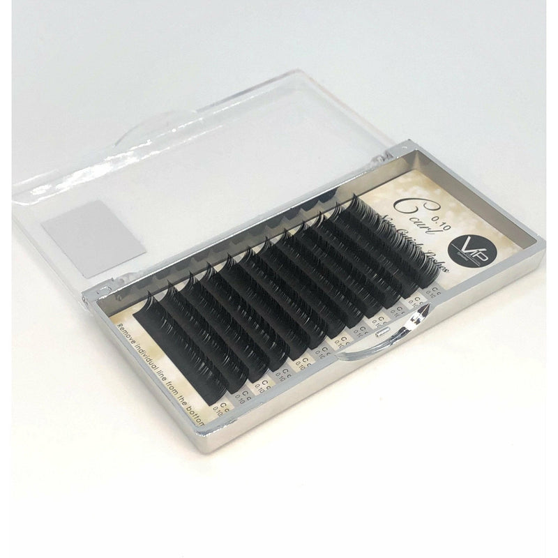VIP Extensions VIP Eyelashes New Cuticle Lash Extension 12 Lines Eyelash Extensions Lavender 0.10-C-9mm