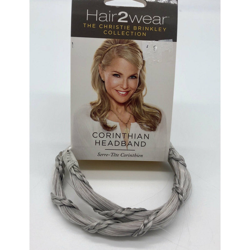 VIP Extensions Christie Brinkley Corinthian Headband Hair Accessories Light Gray HT2 | Almost Black,HT25 Med Golden Blonde,HT6/30H | Dark Medium Brown,HT22 Platinum Blonde,HT3025S+ Med Red/Red Highlight,HT6,HT56/60 Light Grey,HT10 Med Brown,HT14/88,HT12,HT4 Darkest Brown
