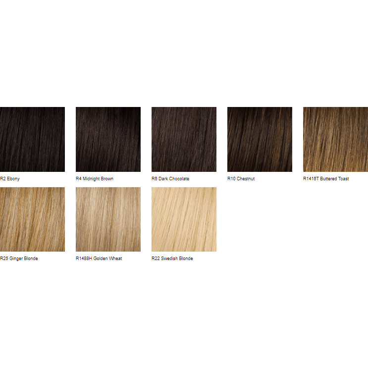 VIP Extensions Hairdo Cheer Dance Curls Hair Extension White Smoke R10 Chestnut,R14/88H Golden Wheat,R14/16T  Buttered Toast,R22 Swedish Blonde,R2 Ebony,R4 Midnight Brown,R25 Ginger Blonde,R6 Dark Chocolate