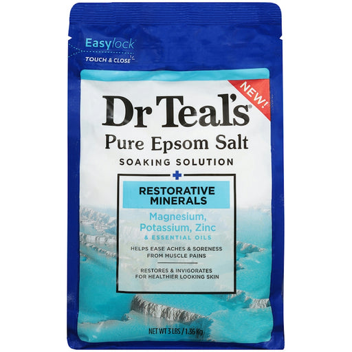 Dr Teal's Dr Teal's Restorative Minerals Pure Epsom Salt Soaking Solution Bath & Body Dark Slate Blue