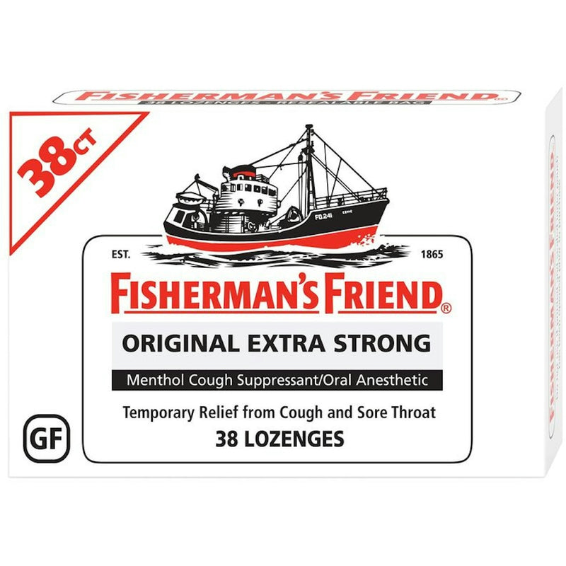 Fisherman's Friend Fisherman's Friend Fishman's Menthol Cough Suppressant, Original Extra Strong Health & Beauty White Smoke