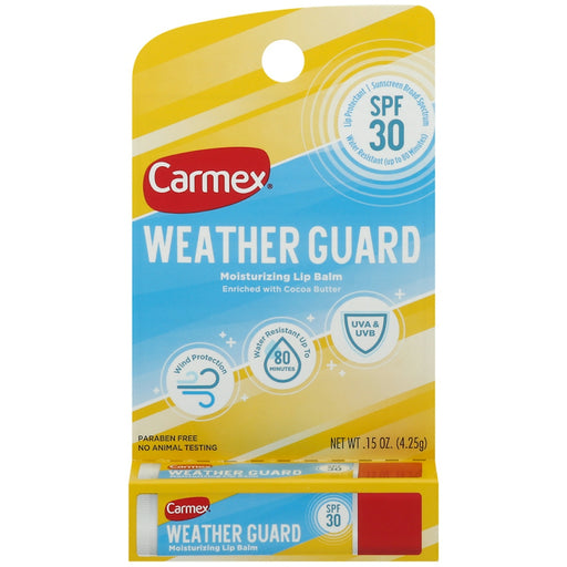 Carmex Carmex Lip Balm, Moisturizing, Weather Guard, SPF 30 Lip Balms & Treatments Sky Blue