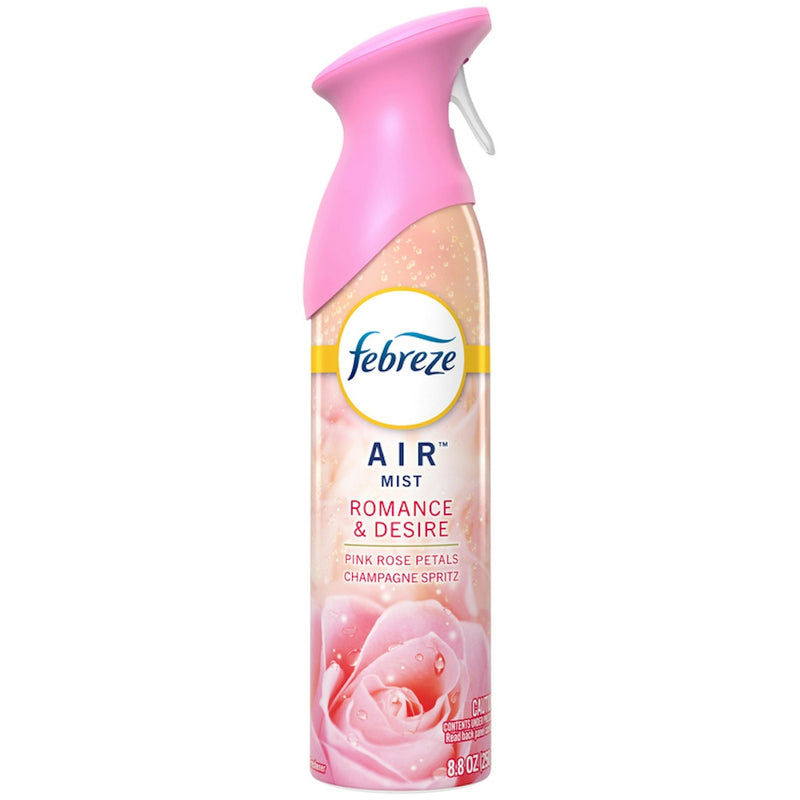 Febreze Febreze Air Freshener Spray, Odor-Fighting Room Romance & Desire Scent - 8.8 Ounce Air Fresheners White Smoke