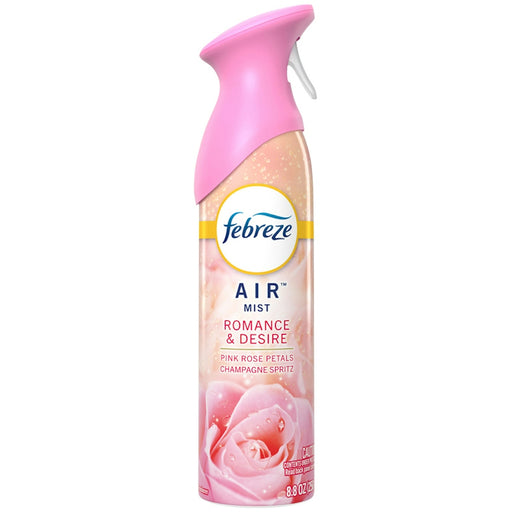 Febreze Febreze Air Freshener Spray, Odor-Fighting Room Romance & Desire Scent - 8.8 Ounce Air Fresheners White Smoke