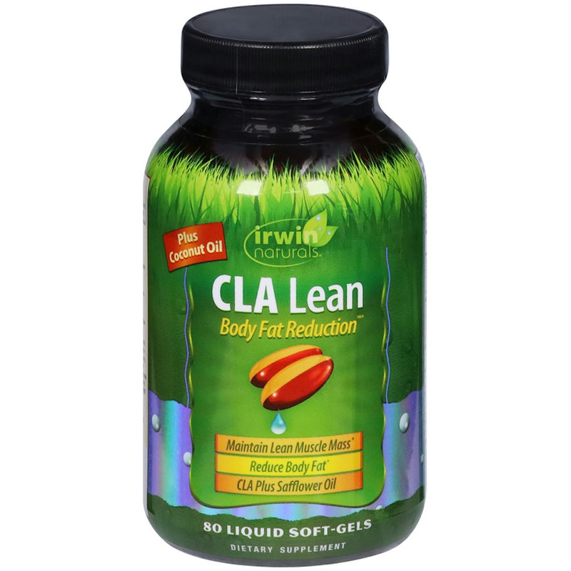 Irwin Naturals Irwin Naturals CLA Lean, Body Fat Reduction, 80 Liquid Soft-Gels Vitamins & Supplements White Smoke