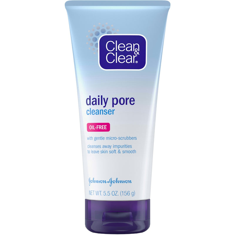Clean & Clear Clean & Clear  Daily Pore Cleanser 5.5 Oz Skin Care White Smoke