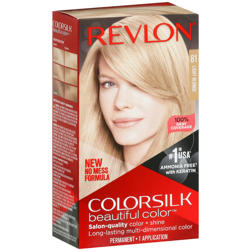Revlon Revlon Permanent Hair Color, Light Blonde 81 Hair Color Tan