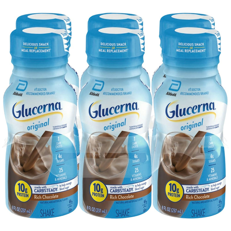 Glucerna Glucerna Original Rich Chocolate Shake, 8 Fl Oz Fitness & Nutrition White Smoke