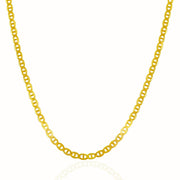 Bids.com 3.2mm 14k Yellow Gold Mariner Link Chain Necklaces White Smoke 16 / Yellow Gold,18 / Yellow Gold,20 / Yellow Gold,22 / Yellow Gold,24 / Yellow Gold