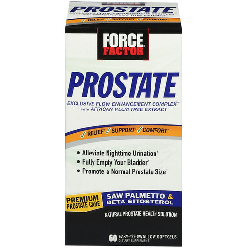 Force Factor Force Factor Prostate Softgels  60ct Vitamins & Supplements Lavender