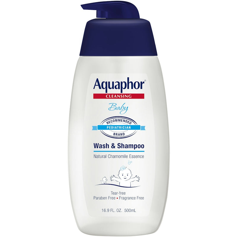Aquaphor Aquaphor Wash & Shampoo, Chamomile, Baby, Cleansing, 16.9 Fl Oz Shampoo White Smoke