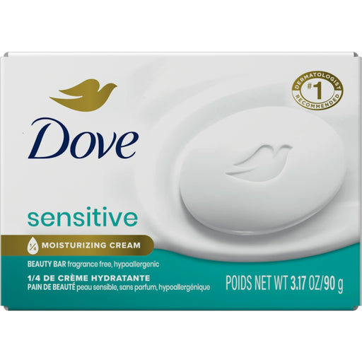 Dove Dove Bar Soap For Sensitive Skin 3.15 Oz Bar Soap Light Gray