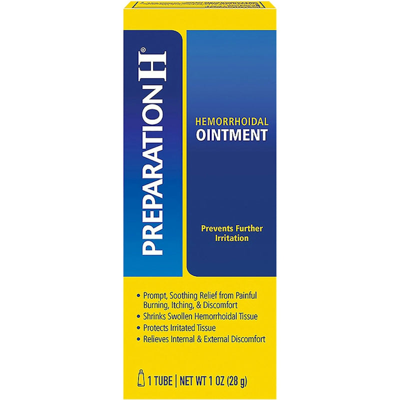 Preparation H Preparation H Hemorrhoid Relief Ointment Tube, 1 Oz Health & Beauty Midnight Blue
