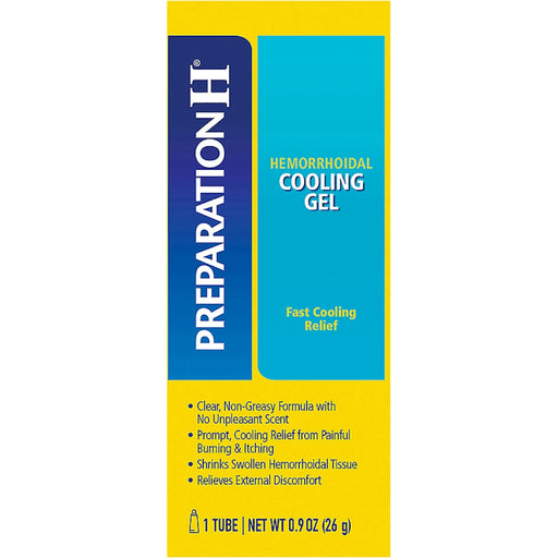 Preparation H Preparation H Hemorrhoidal  Cooling Gel 0.9 Oz Health & Beauty Light Sea Green