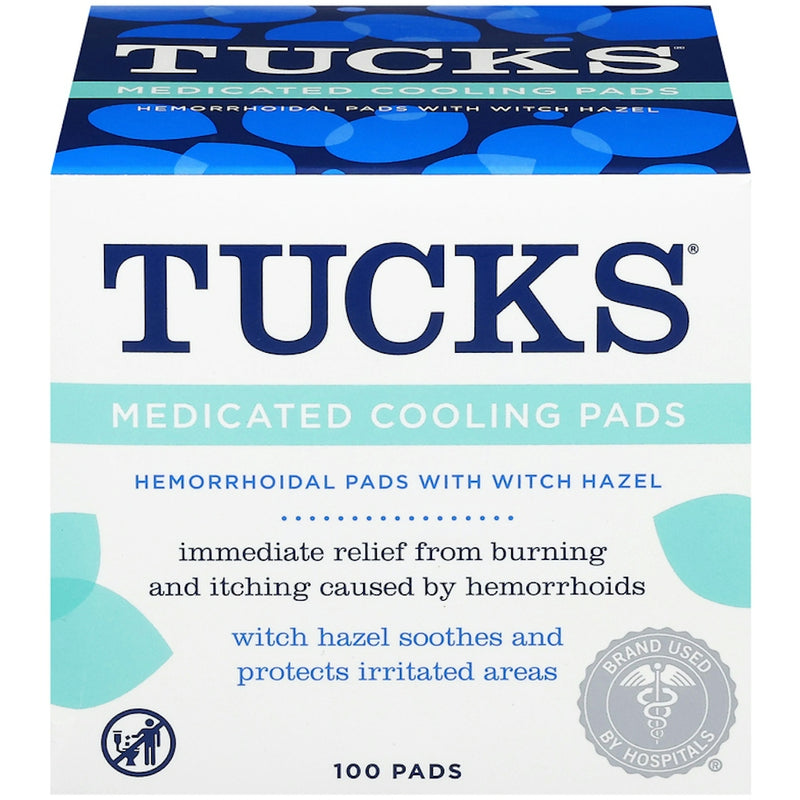 Tucks Tucks Medicated Cooling Hemorrhoid Pads 100 ct Health & Beauty White Smoke