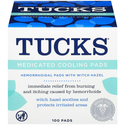 Tucks Tucks Medicated Cooling Hemorrhoid Pads 100 ct Health & Beauty White Smoke