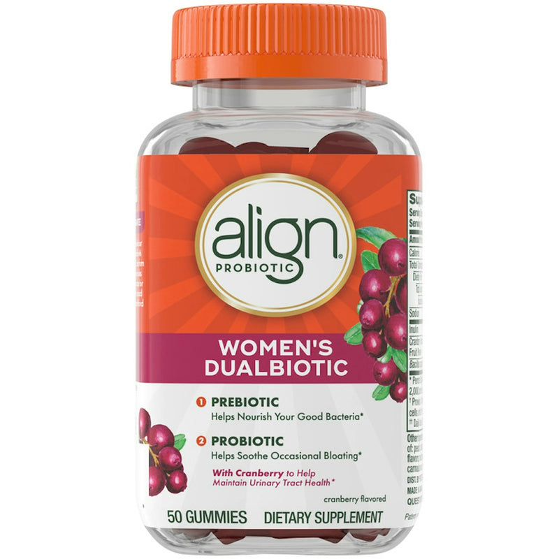 Align Align Women's Health Prebiotic + Probiotic Supplement Gummies Cranberry Vitamins & Supplements White Smoke Default Title