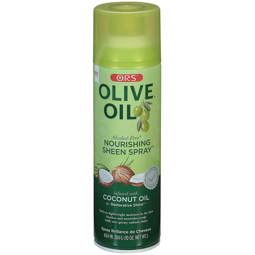 ORS ORS Organic Root Stimulator Nourishing Olive Oil Sheen Spray 10 oz Hair Spray Dark Sea Green