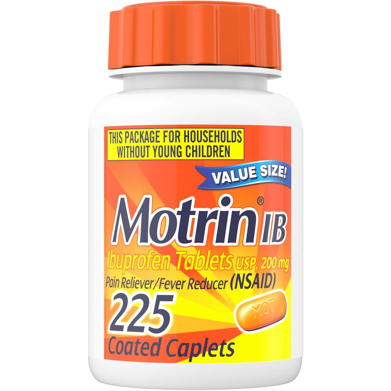 Motrin Motrin IB Ibuprofen Tablets For Pain & Fever Relief, 200 Mg Health & Beauty White Smoke