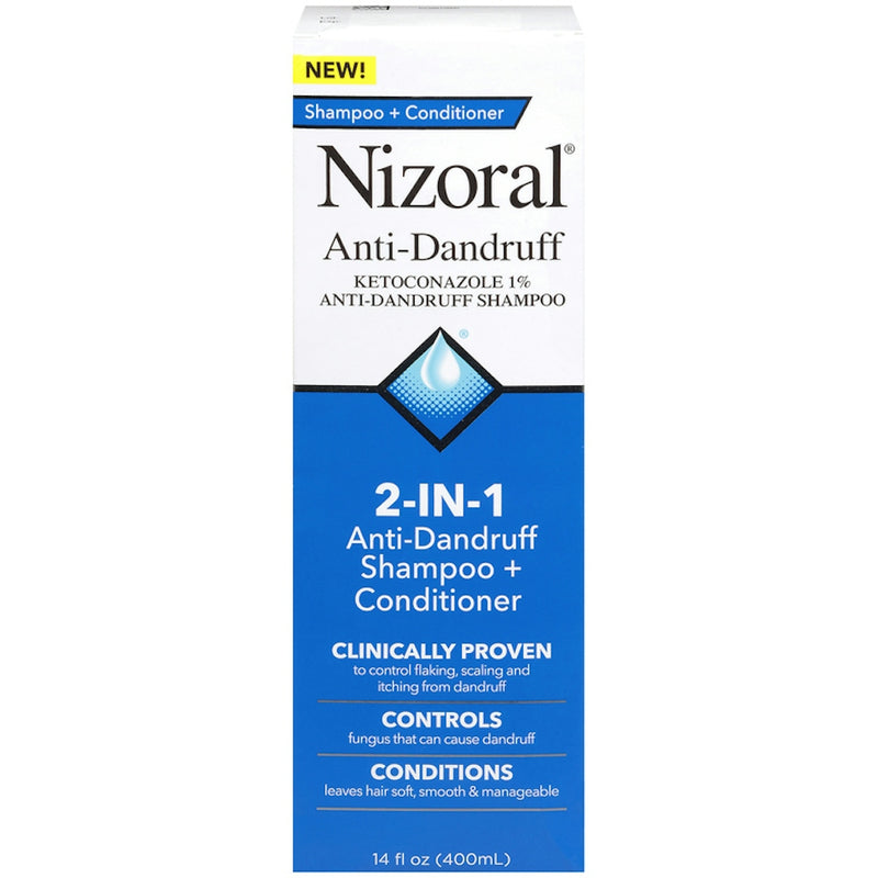 Nizoral Nizoral 2-in-1 Anti-Dandruff Shampoo With Conditioner - 14 Fl Oz Shampoo & Conditioner White Smoke