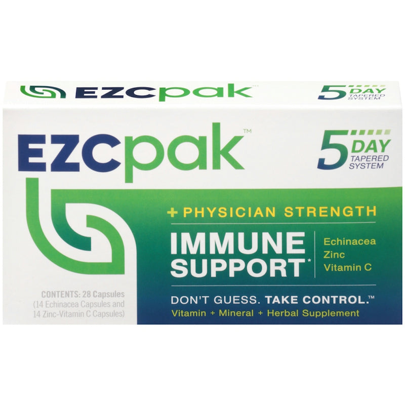 EZC Pak EZC Pak Tapered Immune Support, 5 Day, Pack - 28 Capsules Health & Beauty Lavender
