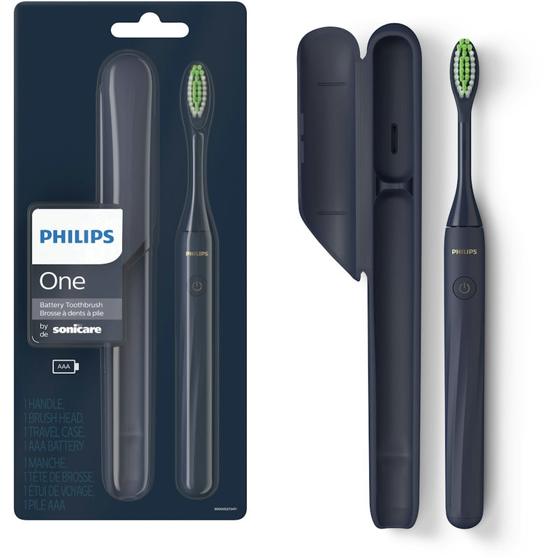 Philips Philips Battery Toothbrush, Midnight Navy Toothbrushes White Smoke