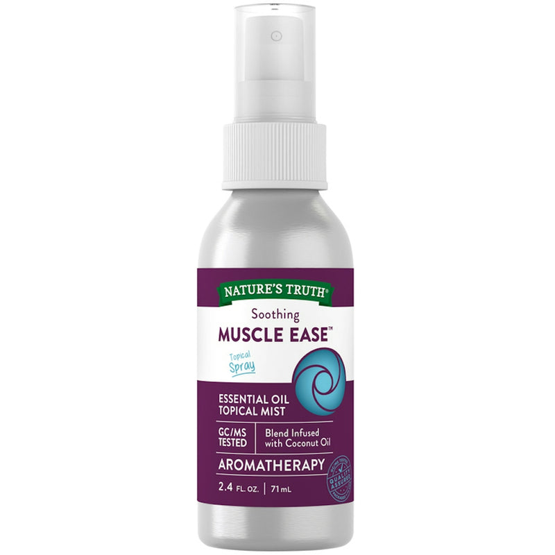 Nature's Truth Nature's Truth Essential Oil, Topical Mist, Muscle Ease, Soothing Personal Care White Smoke