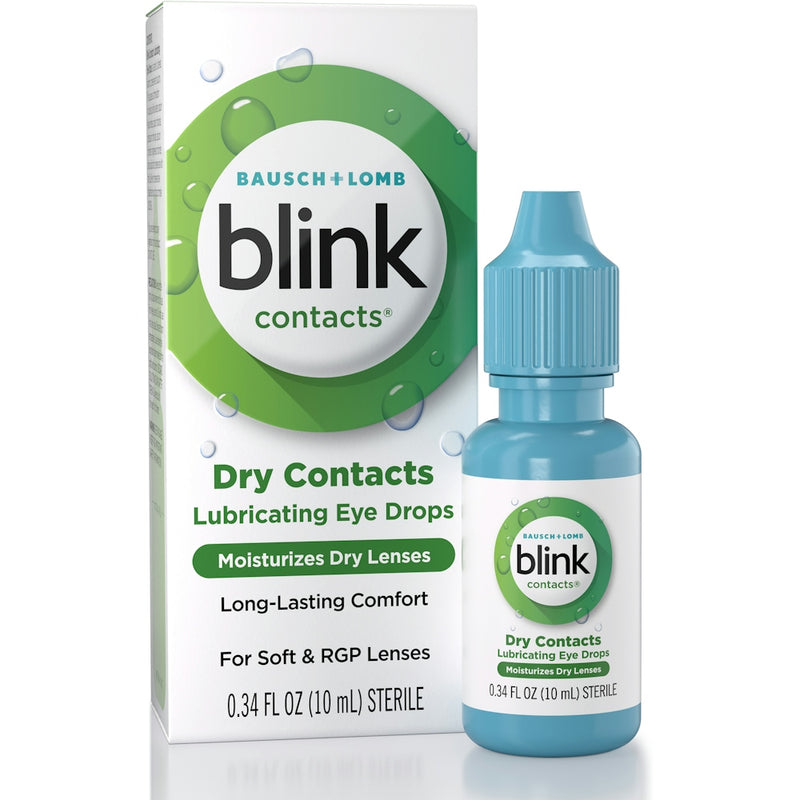 Blink Blink Contacts Lubricating Eye Drops For Soft & RGP Lenses Health & Beauty White Smoke