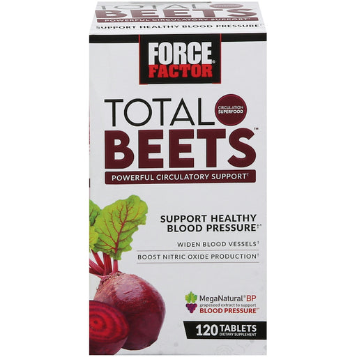 Force Factor Force Factor Total Beets (120 Tablets) Vitamins & Supplements Light Gray