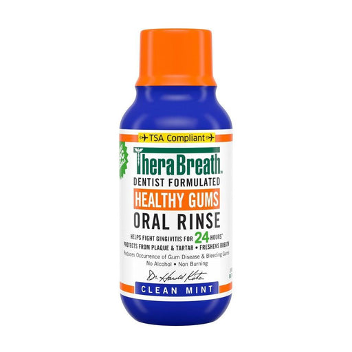 TheraBreath TheraBreath Healthy Gums Mouthwash Antigingivitis - Clean Mint Oral Care White Smoke