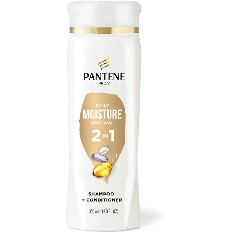 Pantene Pantene Daily Moisture Renewal 2 In 1 Shampoo + Conditioner 12 Fl Oz Shampoo & Conditioner White Smoke