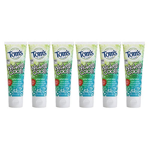 Tom's of Maine Tom's of Maine Wicked Cool Fluoride Toothpaste Mild Mint Toothpaste White Smoke