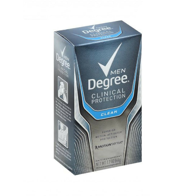 Degree Degree Men Clinical Protection Antiperspirant, Clean - 1.7 Oz Deodorant & Anti-Perspirant White Smoke