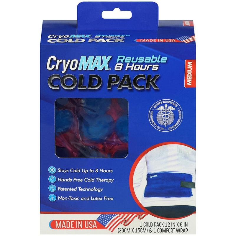 CryoMax CryoMax™ Medium Reusable 8-Hour Cold Pack (12" x 6") Hot & Cold Therapies Dark Slate Blue