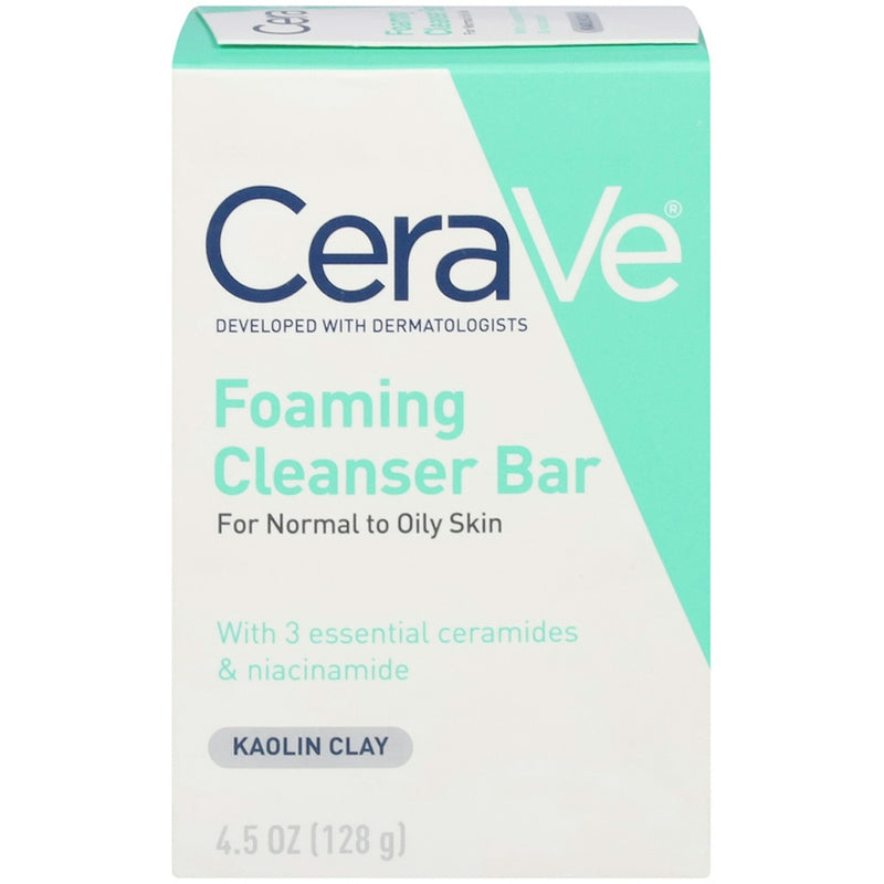 CeraVe CeraVe Foaming Cleanser Bar, Kaolin Clay 4.5 Oz Skin Care Lavender